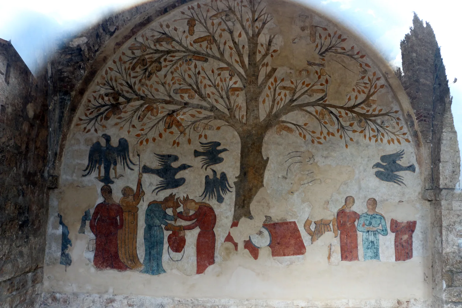 L’affresco dell’Albero della fecondità nella Fonte dell’Abbondanza a Massa Marittima